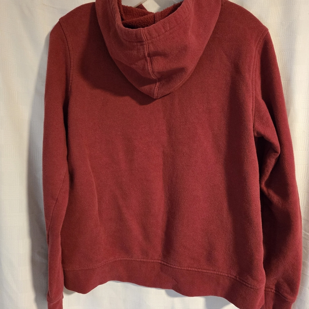 Fox Maroon Hooded Sweatshirt - Picture 2 of 3